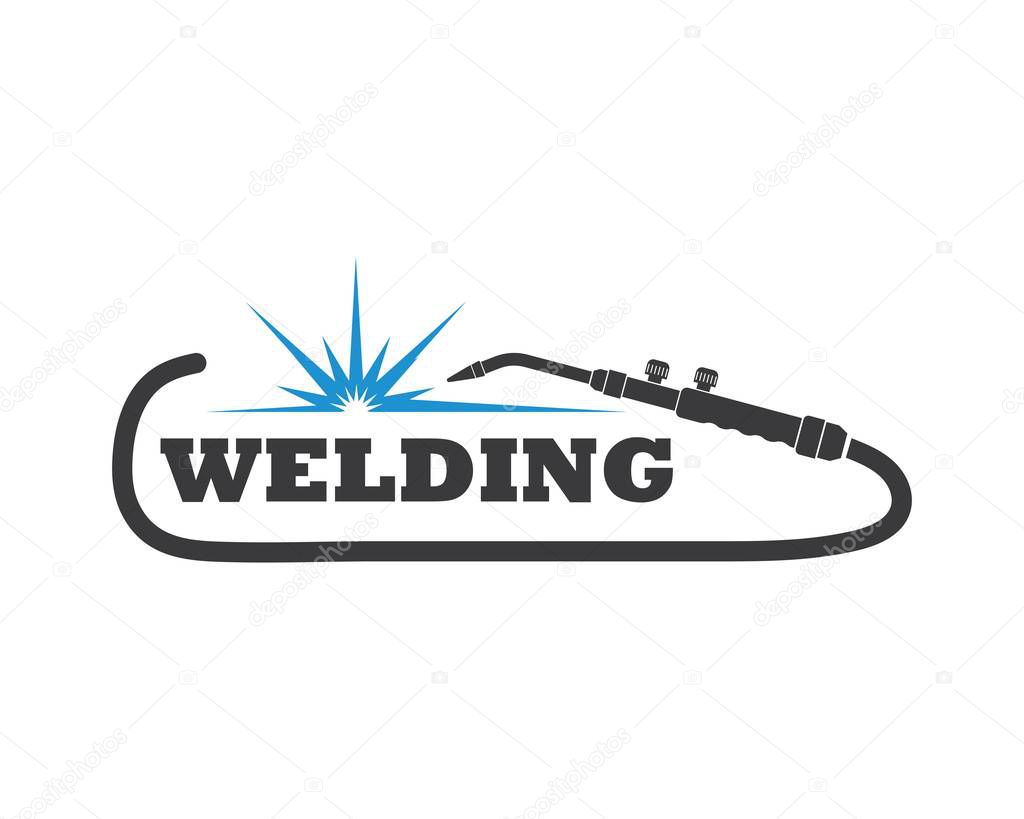 Welding icon vetor illustration design template