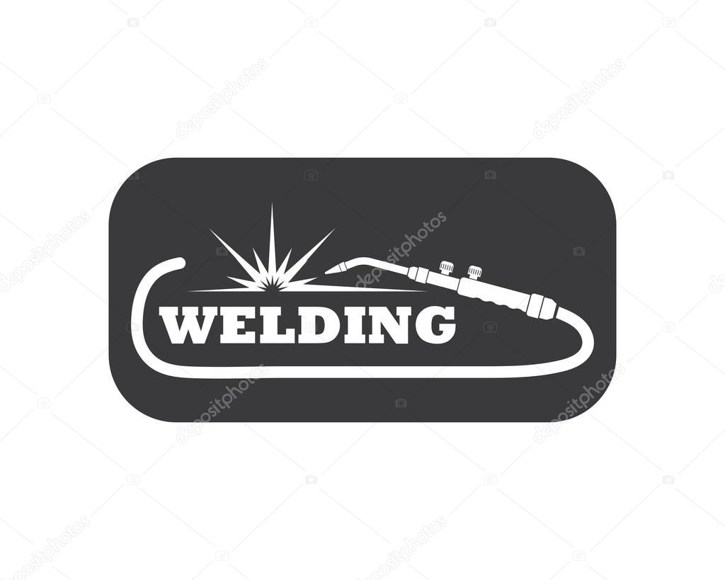 Welding icon vetor illustration design template