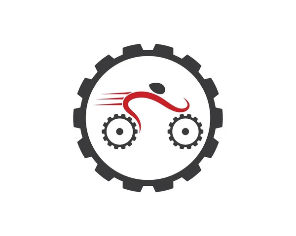 Fiets en fiets pictogram vector illustratie — Stockvector