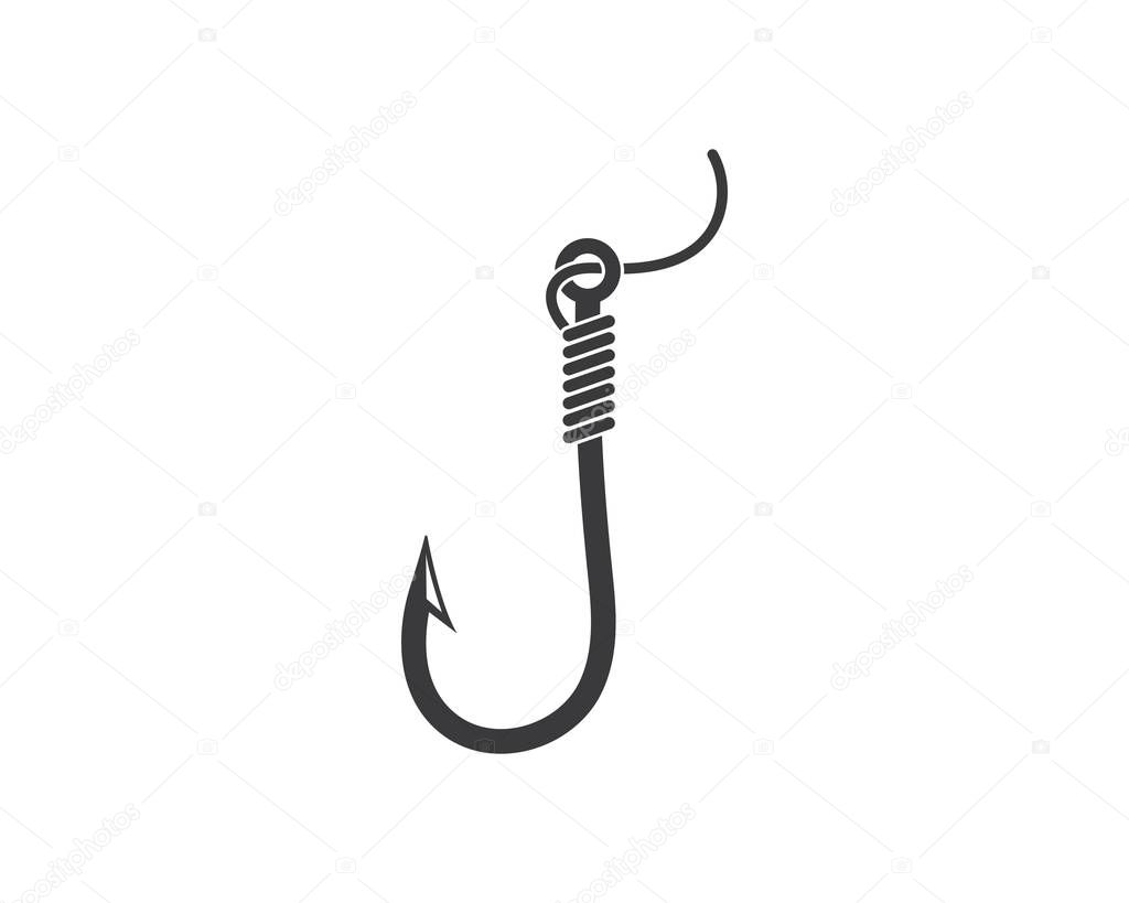 Hook icon vector illustration design template