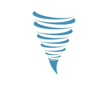 rüzgar simgesi logo vektör illüstrasyon