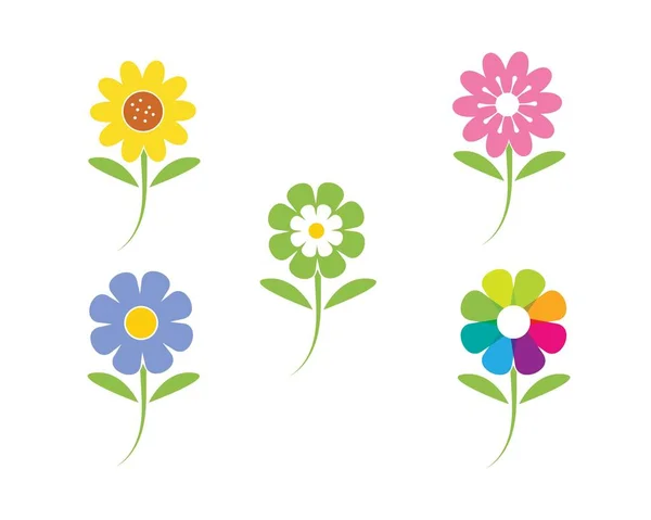 Blume Symbol Vektor Illustration Design — Stockvektor