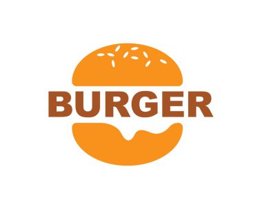 burger simgesi vektör illüstrasyon tasarımı