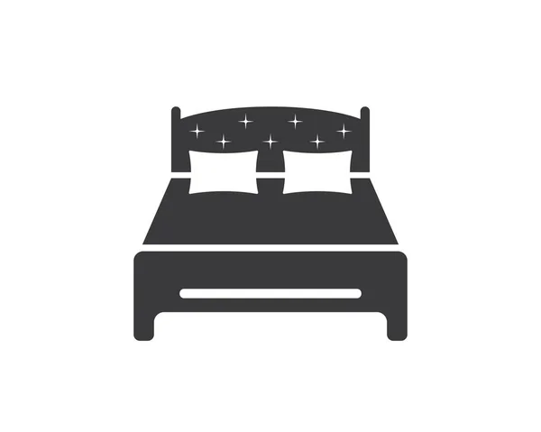 Cama icono vector ilustración diseño — Vector de stock