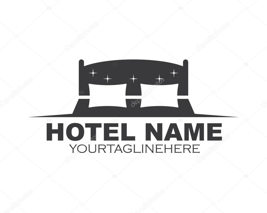Bed icon vector illustration design template