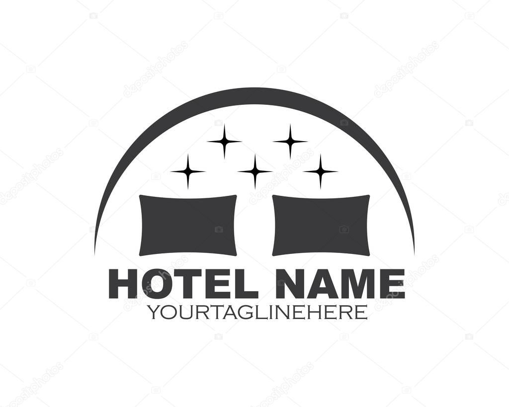 Bed icon vector illustration design template