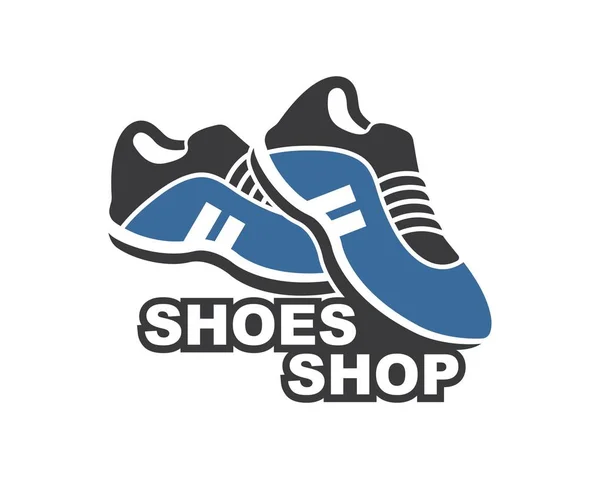 Zapatos icono logotipo vector ilustración diseño — Vector de stock