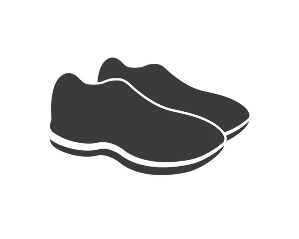 Zapatos icono logotipo vector ilustración diseño — Vector de stock