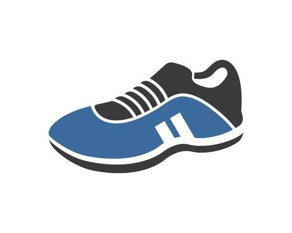 Zapatos icono logotipo vector ilustración diseño — Vector de stock