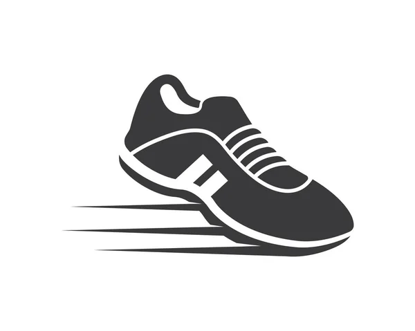 Zapatos icono logotipo vector ilustración diseño — Vector de stock