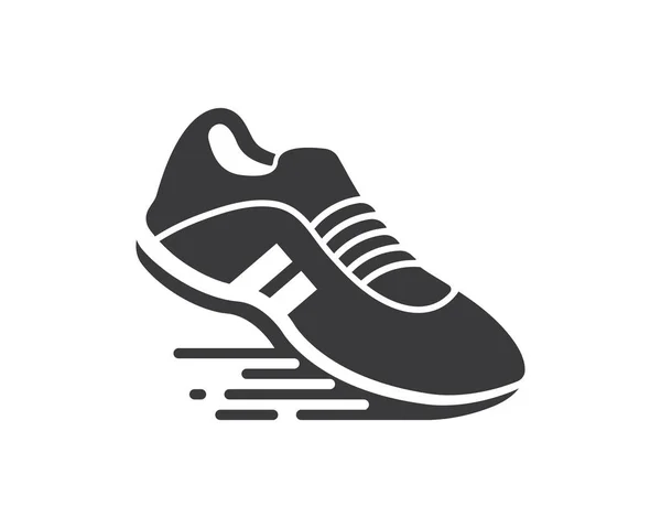 Schoenen pictogram logo vector illustratie ontwerp — Stockvector