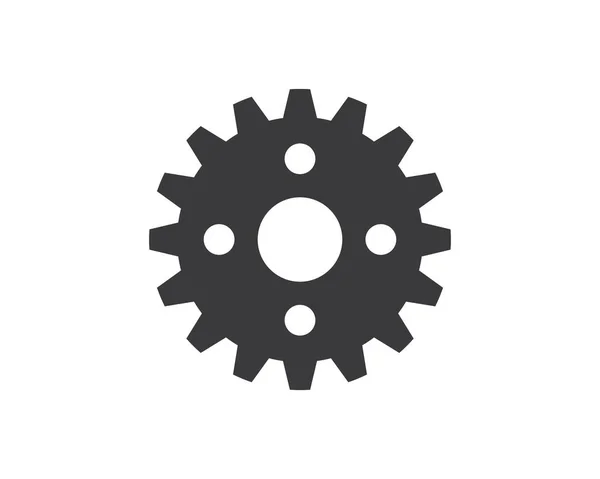 Gear logo template vector pictogram illustratie — Stockvector