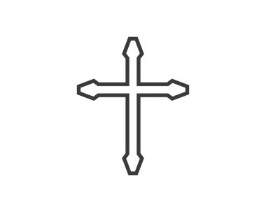 çapraz simge vektör illüstrasyon tasarımı