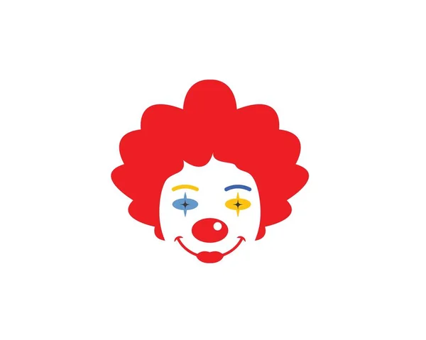 Clown illustration vector icon design — Stock Vector