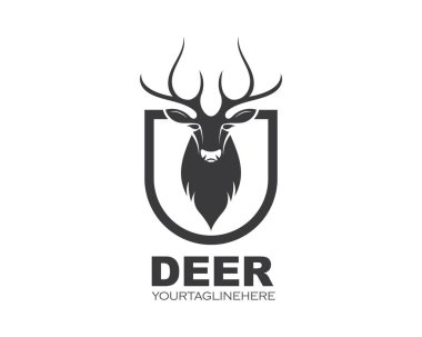 Geyik görselleştirme logo vector