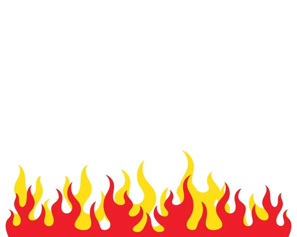 Fire Flame logo pictogram vector illustratie ontwerp — Stockvector