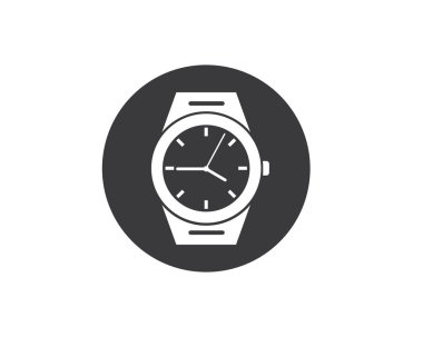 kol saati simgesi vektör şablonu tasarımı