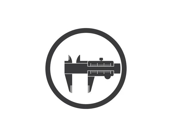 Zacisk ikona ilustracja logo Projekt wektor — Wektor stockowy