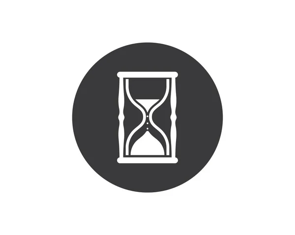 Sable horloge icône vectoriel illustration design — Image vectorielle