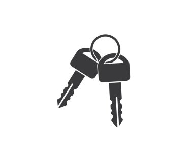 anahtar logo simgesi vetor illüstrasyon tasarımı