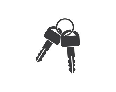 anahtar logo simgesi vetor illüstrasyon tasarımı