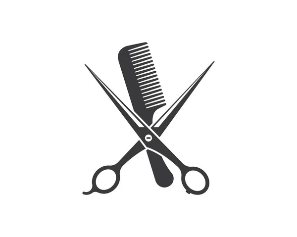 Векторная иллюстрация логотипа ножниц — стоковый вектор