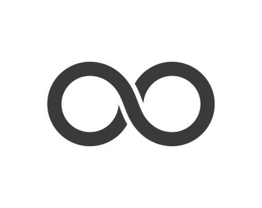 Infinity logosu Vektör simgesi 