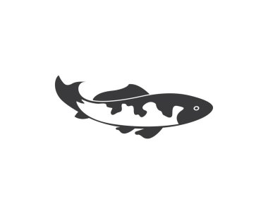 Koi Fish logo vektör