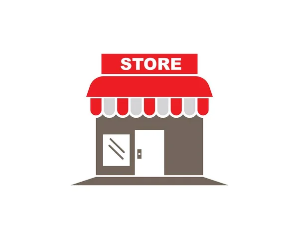 Store icon logo vector illustration — Stock Vector
