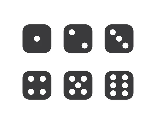 Dobbelstenen kubussen pictogram vector illustratie ontwerp — Stockvector