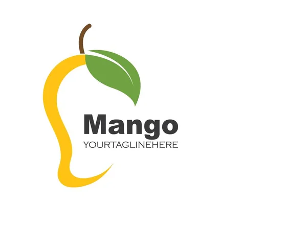Mango gyümölcs vektoros illusztráció — Stock Vector