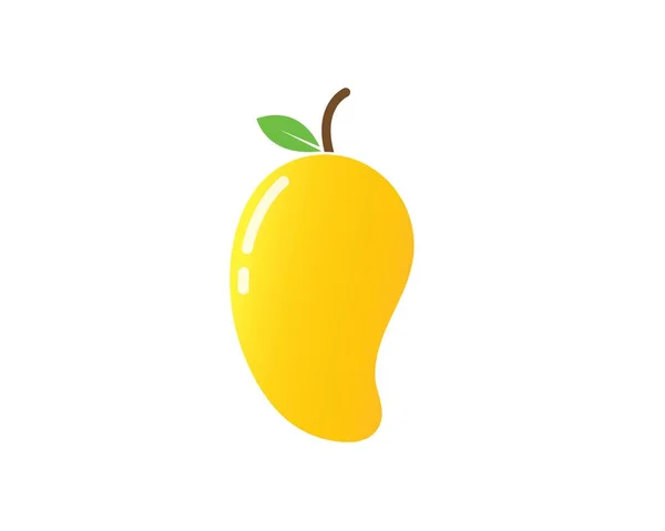 Mango fruta vector ilustración — Archivo Imágenes Vectoriales