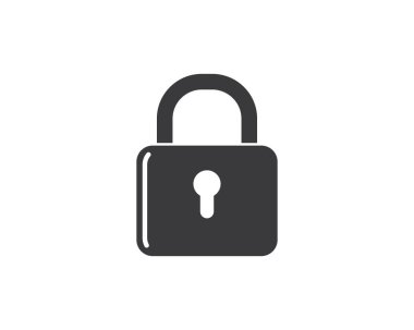 kilit vektör çizim simgesi