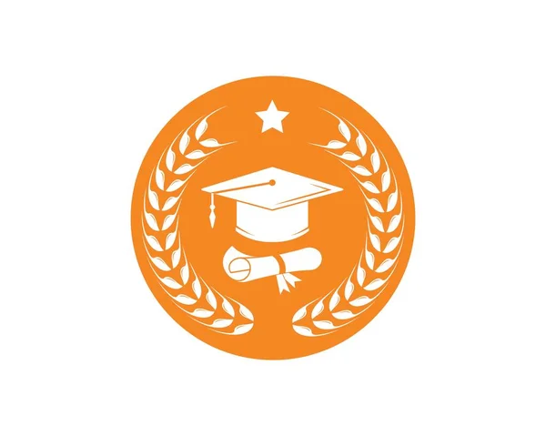 Graduation cap diploma vector illustration design — Stockový vektor