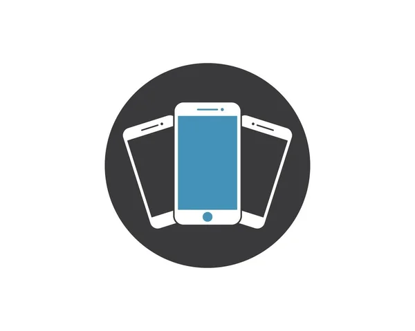 Smartphone Logo Symbol Vektor Illustration Design — Stockvektor