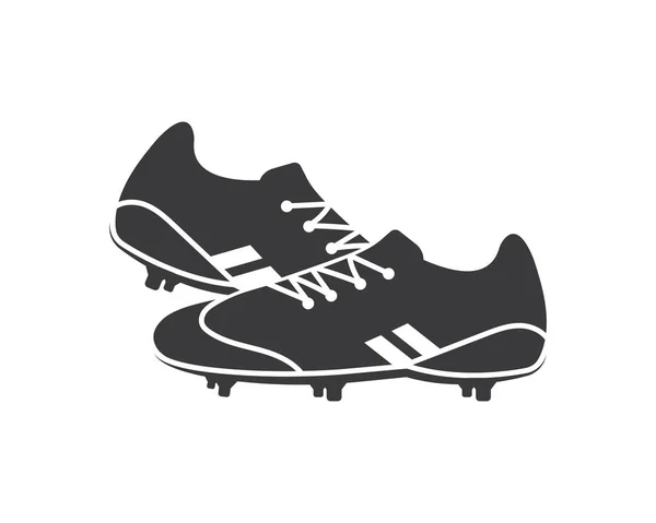 Voetbalschoenen vector pictogram illustratie ontwerp — Stockvector