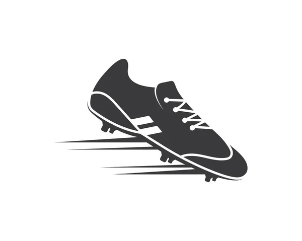 Voetbalschoenen vector pictogram illustratie ontwerp — Stockvector