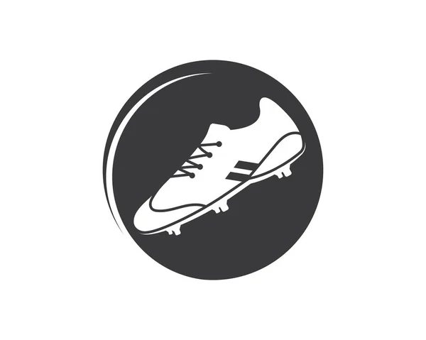 Zapatos de fútbol vector icono ilustración diseño — Vector de stock