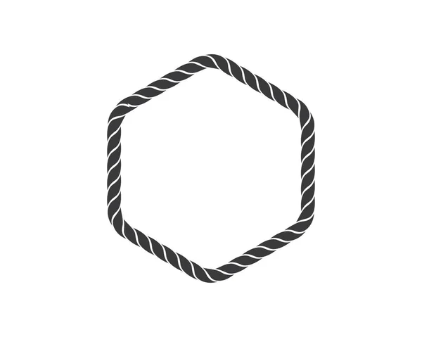 Kötélvektor ikon illusztráció tervezés — Stock Vector