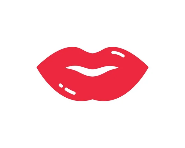 Design de ilustração de ícones de lábios —  Vetores de Stock