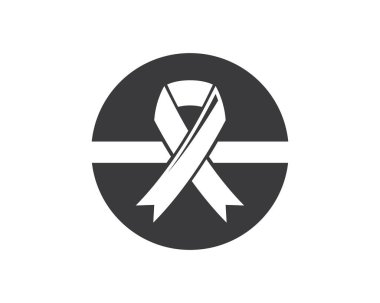 Göğüs kanseri kurdele vektör çizimi tasarımı