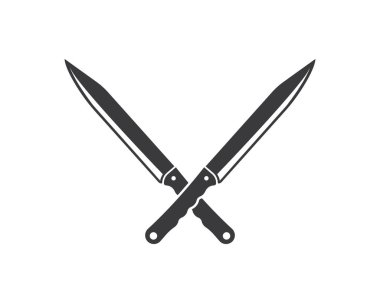 bıçak simgesi vektör illüstrasyon tasarımı