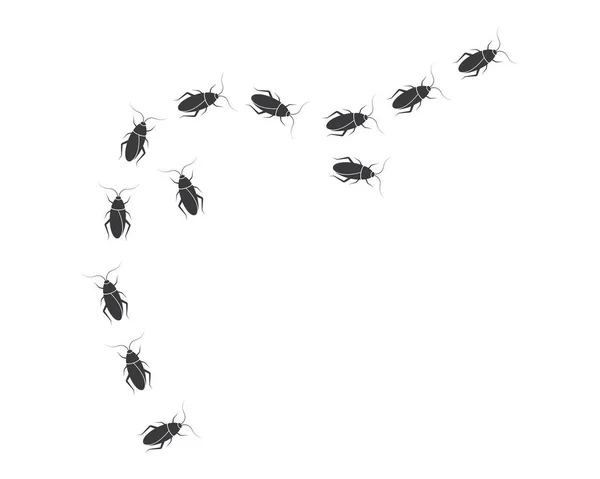 Cockroaches vector icon illustration design — Stock Vector