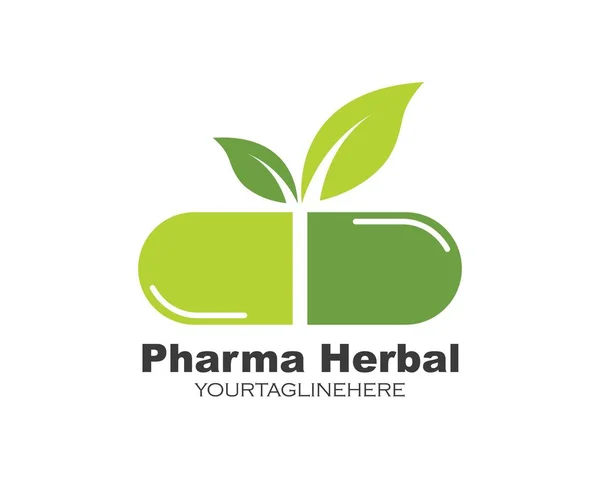 Pharmacy logo icon vector illustration design — Stock Vector