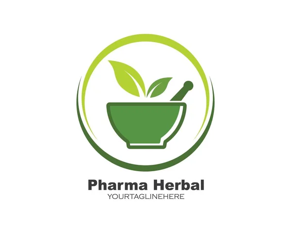 Logo farmacia icona vettoriale illustrazione design — Vettoriale Stock