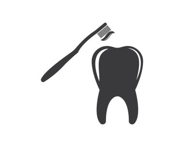 Diş fırçası vektör çizimi tasarımı