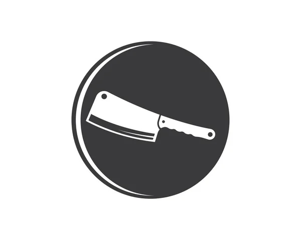 Іконка ножа Векторний дизайн ілюстрації — стоковий вектор