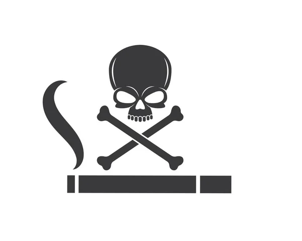 Σχέδιο εικονογράφησης φορέα πινακίδας καπνίσματος — Διανυσματικό Αρχείο