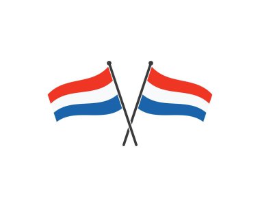 netherland flag vector illustration design clipart