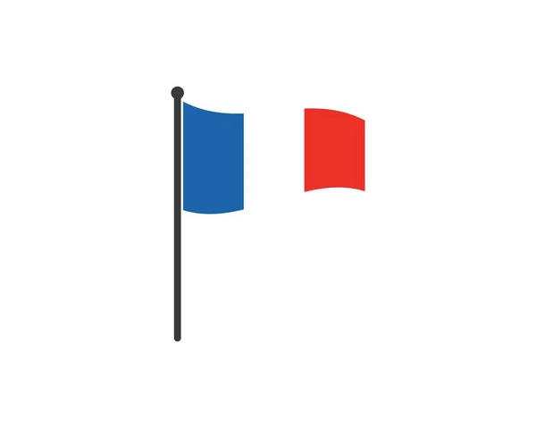 Σχέδιο εικονογράφησης διανύσματος σημαίας Γαλλίας — Διανυσματικό Αρχείο